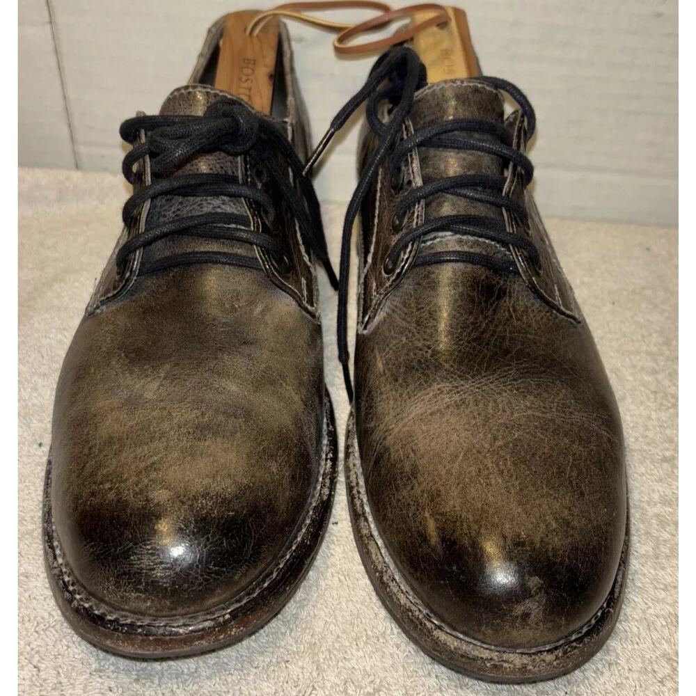 Bed Stu Men's SZ9.5 Oxford Shoes Cobbler Series Brown Leather Heavily Distressed